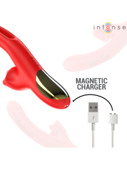 INTENSE JESSICA VIBRADOR MULTIFUNCION ESTIMULACION CLITORIS 248 CM ROJO
