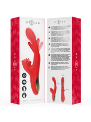 INTENSE JESSICA VIBRADOR MULTIFUNCION ESTIMULACION CLITORIS 248 CM ROJO
