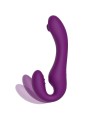 XOCOON STRAPLESS STRAP ON VIBRADOR 2 EN 1 CON CONTROL REMOTO MORADO
