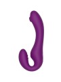 XOCOON STRAPLESS STRAP ON VIBRADOR 2 EN 1 CON CONTROL REMOTO MORADO
