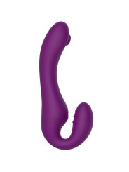 XOCOON STRAPLESS STRAP ON VIBRADOR 2 EN 1 CON CONTROL REMOTO MORADO