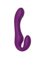 XOCOON STRAPLESS STRAP ON VIBRADOR 2 EN 1 CON CONTROL REMOTO MORADO