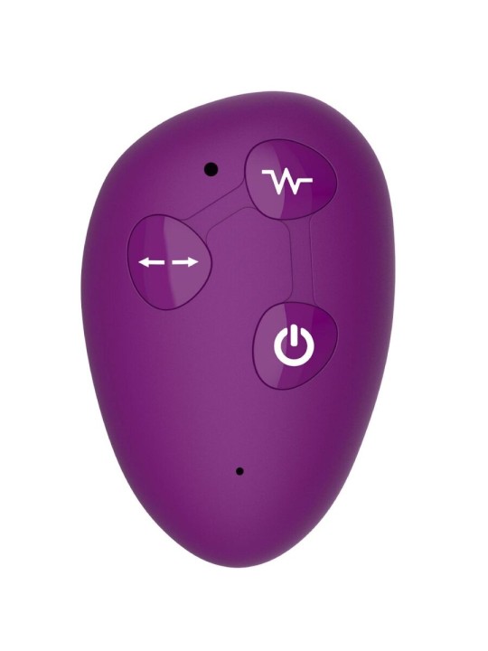 XOCOON STRAPLESS STRAP ON VIBRADOR 2 EN 1 CON CONTROL REMOTO MORADO