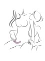 ROCKS OFF GEMINI VIBRADOR DUAL PUNTO G Y ESTIMULADOR CLITORIS MORADO