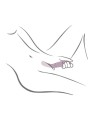 ROCKS OFF GEMINI VIBRADOR DUAL PUNTO G Y ESTIMULADOR CLITORIS MORADO