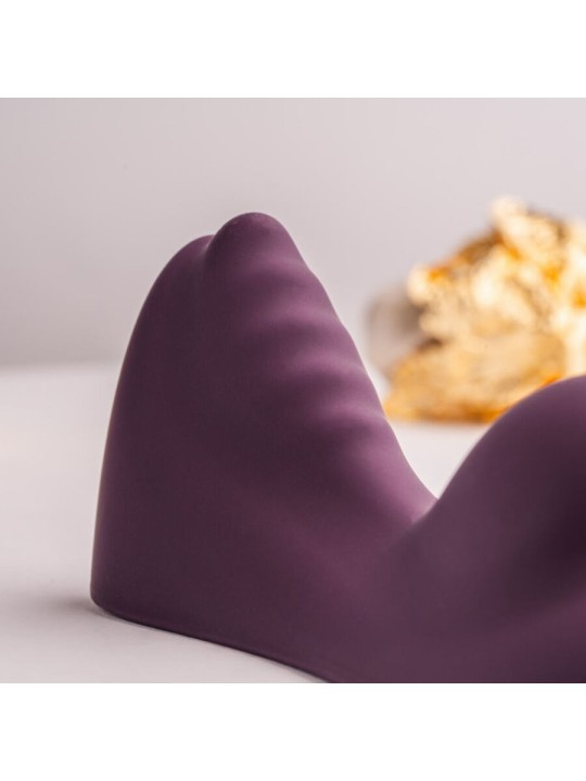 ROCKS OFF RUBY GLOW VIBRADOR SIT ON MORADO