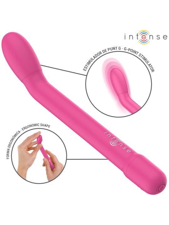 INTENSE ESTIMULADOR PUNTO G ROSA RECARGABLE