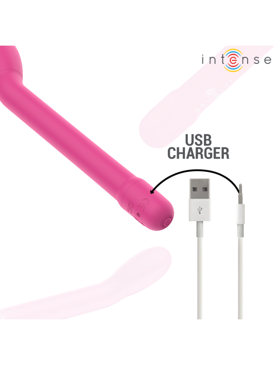 INTENSE ESTIMULADOR PUNTO G ROSA RECARGABLE