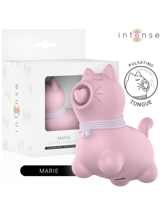 INTENSE ESTIMULADOR PUPP LENGUA PULSACION PARA CLITORIS ROSA