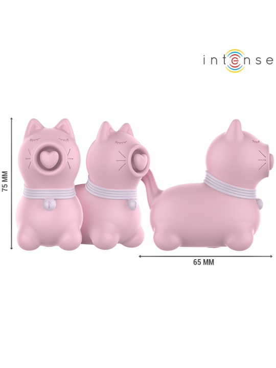 INTENSE ESTIMULADOR PUPP LENGUA PULSACION PARA CLITORIS ROSA