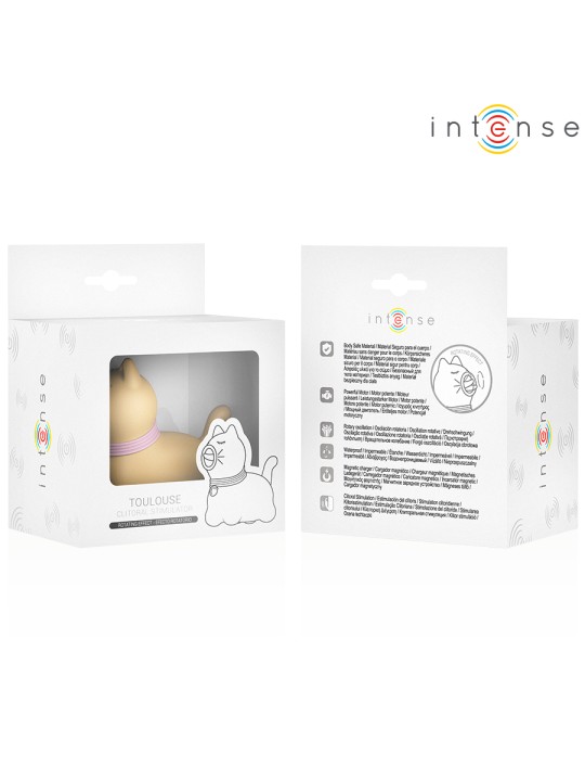 INTENSE ESTIMULADOR PUPPY LENGUA ROTADORA 360º PARA CLITORIS AMARILLO