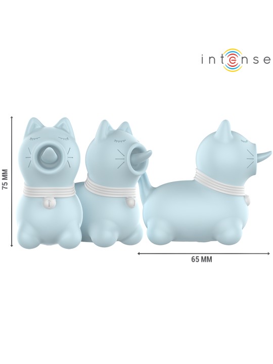 INTENSE ESTIMULADOR PUPPY LENGUA ROTADORA 360º PARA CLITORIS AZUL
