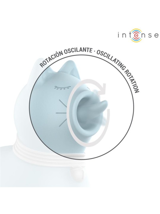 INTENSE ESTIMULADOR PUPPY LENGUA ROTADORA 360º PARA CLITORIS AZUL