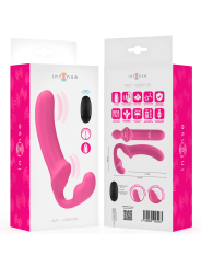 INTENSE AMY VIBRADOR DOBLE 20 CM ROSA CONTROL REMOTO