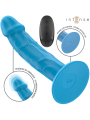 INTENSE PHOEBE VIBRADOR REALISTICO 10 VIBRACIONES AZUL CONTROL REMOTO