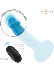 INTENSE PHOEBE VIBRADOR REALISTICO 10 VIBRACIONES AZUL CONTROL REMOTO