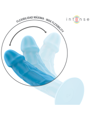 INTENSE PHOEBE VIBRADOR REALISTICO 10 VIBRACIONES AZUL CONTROL REMOTO