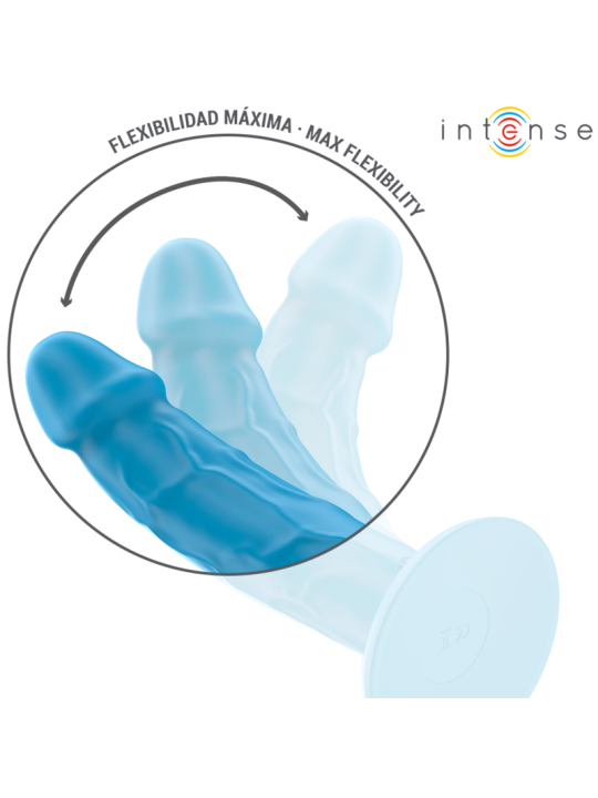 INTENSE PHOEBE VIBRADOR REALISTICO 10 VIBRACIONES AZUL CONTROL REMOTO