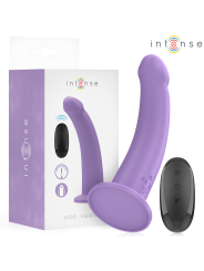 INTENSE EDDIE VIBRADOR 175 CM 10 VIBRACIONES MORADO CONTROL REMOTO