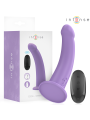 INTENSE EDDIE VIBRADOR 175 CM 10 VIBRACIONES MORADO CONTROL REMOTO