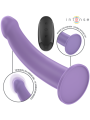 INTENSE EDDIE VIBRADOR 175 CM 10 VIBRACIONES MORADO CONTROL REMOTO
