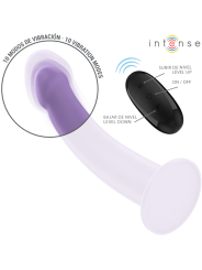 INTENSE EDDIE VIBRADOR 175 CM 10 VIBRACIONES MORADO CONTROL REMOTO