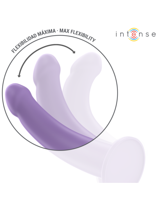 INTENSE EDDIE VIBRADOR 175 CM 10 VIBRACIONES MORADO CONTROL REMOTO