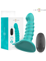 INTENSE BUFFY VIBRADOR TALLA S DISENO EN ESPIRAL 10 VIBRACIONES AZUL CONTROL REMOTO