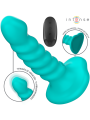 INTENSE BUFFY VIBRADOR TALLA S DISENO EN ESPIRAL 10 VIBRACIONES AZUL CONTROL REMOTO