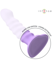 INTENSE BRENDA VIBRADOR TALLA M DISENO EN ESPIRAL 10 VIBRACIONES MORADO CONTROL REMOTO