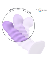 INTENSE BRENDA VIBRADOR TALLA M DISENO EN ESPIRAL 10 VIBRACIONES MORADO CONTROL REMOTO