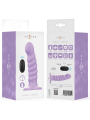 INTENSE BRENDA VIBRADOR TALLA M DISENO EN ESPIRAL 10 VIBRACIONES MORADO CONTROL REMOTO
