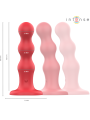 INTENSE CODY VIBRADOR CON VENTOSA ROJO CONTROL REMOTO
