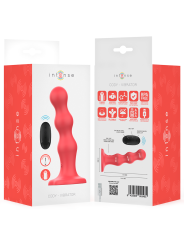 INTENSE CODY VIBRADOR CON VENTOSA ROJO CONTROL REMOTO