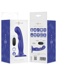 INTENSE SHORTY VIBRADOR CON VENTOSA AZUL CONTROL REMOTO