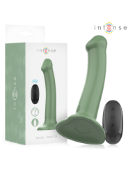 INTENSE BECCA VIBRADOR CON VENTOSA 10 VIBRACIONES VERDE CONTROL REMOTO