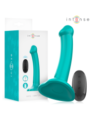INTENSE KATIE VIBRADOR CON VENTOSA 10 VIBRACIONES AZUL OSCURO CONTROL REMOTO