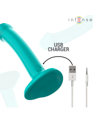 INTENSE KATIE VIBRADOR CON VENTOSA 10 VIBRACIONES AZUL OSCURO CONTROL REMOTO