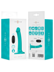 INTENSE KATIE VIBRADOR CON VENTOSA 10 VIBRACIONES AZUL OSCURO CONTROL REMOTO