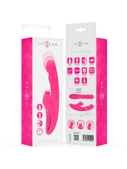 INTENSE EMI VIBRADOR 135 CM MULTIFUNCION 3 EN 1 10 VIBRACIONES ROSA