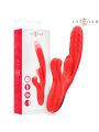 INTENSE KAROL VIBRADOR MULTIFUNCION EMPUJE ESTIMULACION ONDAS ESTIMULADORAS ROJO