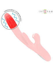 INTENSE KAROL VIBRADOR MULTIFUNCION EMPUJE ESTIMULACION ONDAS ESTIMULADORAS ROJO