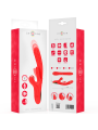 INTENSE KAROL VIBRADOR MULTIFUNCION EMPUJE ESTIMULACION ONDAS ESTIMULADORAS ROJO