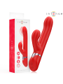 INTENSE LELE VIBRADOR MULTIFUNCION ROTATORIO OSCILACION ESTIMULACION ROJO