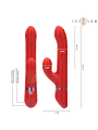 INTENSE LELE VIBRADOR MULTIFUNCION ROTATORIO OSCILACION ESTIMULACION ROJO