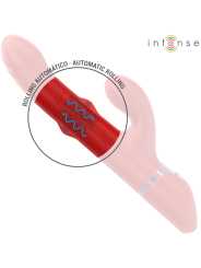 INTENSE LELE VIBRADOR MULTIFUNCION ROTATORIO OSCILACION ESTIMULACION ROJO