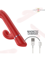 INTENSE LELE VIBRADOR MULTIFUNCION ROTATORIO OSCILACION ESTIMULACION ROJO