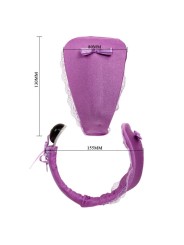 BAILE TANGA CON VIBRADOR CON CONTROL REMOTO LILA