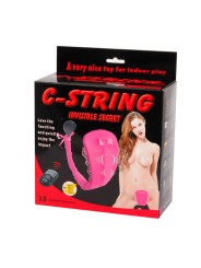 BAILE TANGA CON VIBRADOR CON CONTROL REMOTO LILA