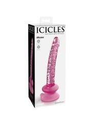 ICICLES N 86 DILDO VIDRIO CON VENTOSA